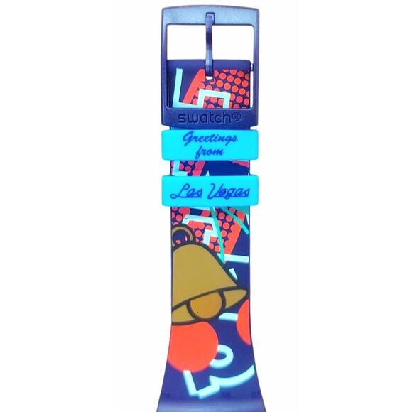 Swatch Watch What Happens In Vegas SUOZ234 2016 Limited USA Specials Destination - Picture 6 of 7